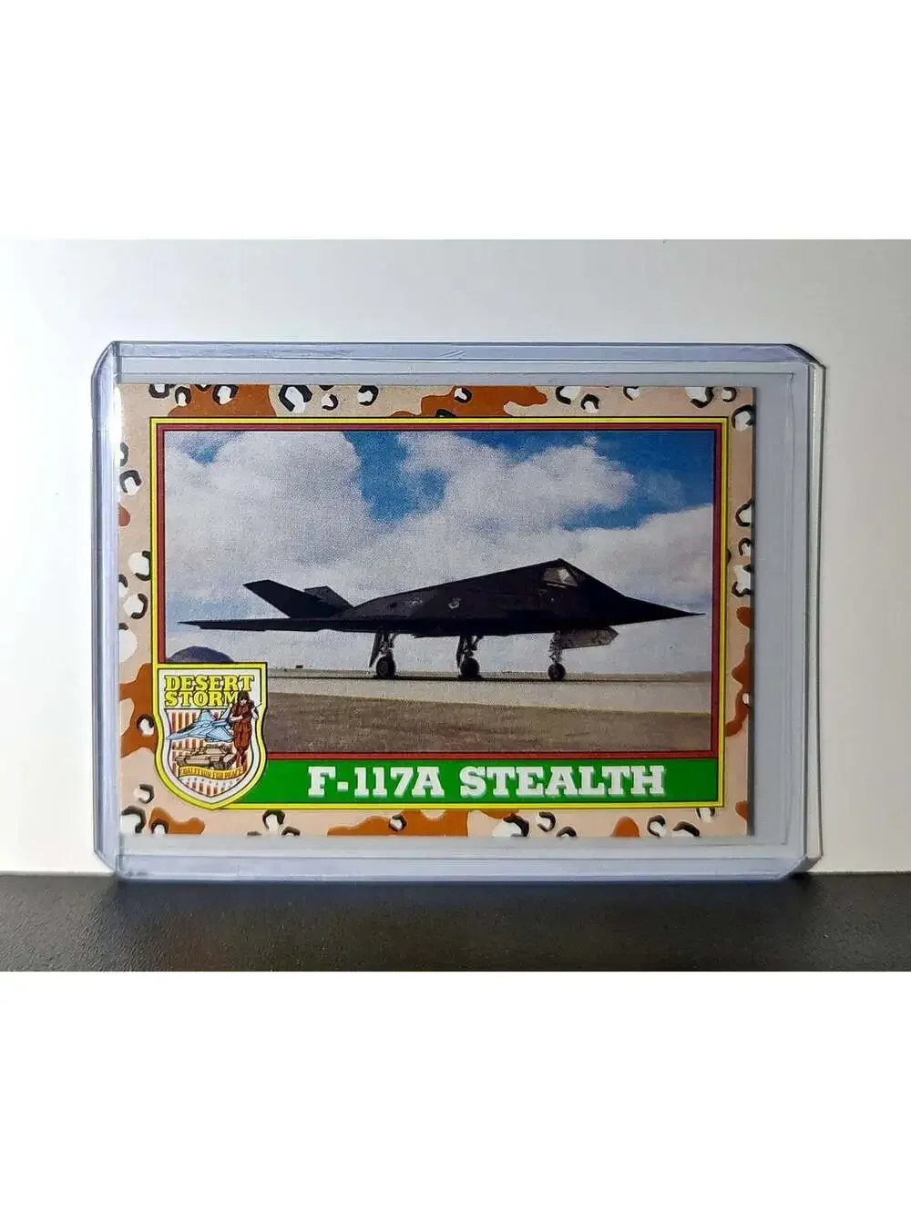 F-117A Stealth Fighter 1991 Topps Desert Storm #21 Card